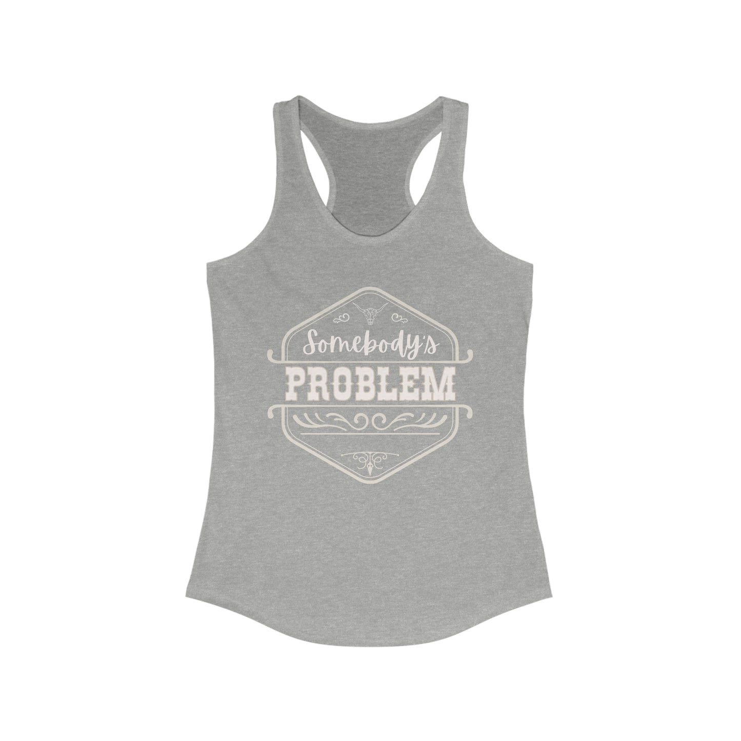 Somebody's Problem Morgan Wallen Couples Shirts, Racerback Tank top