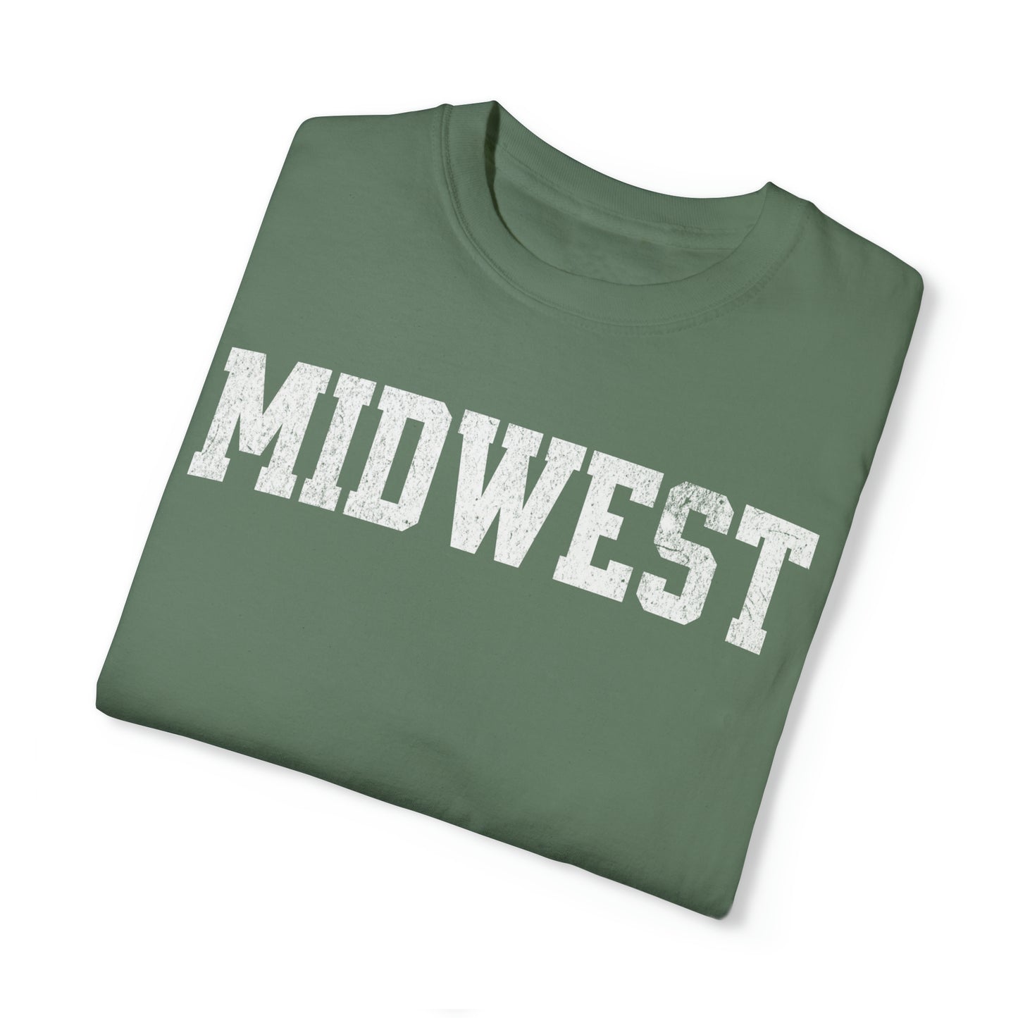 Midwest Varsity Style Tshirt, Simple Midwest Comfort Colors Tee