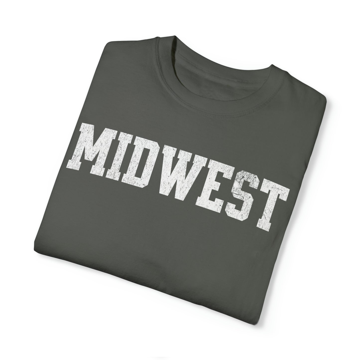Midwest Varsity Style Tshirt, Simple Midwest Comfort Colors Tee