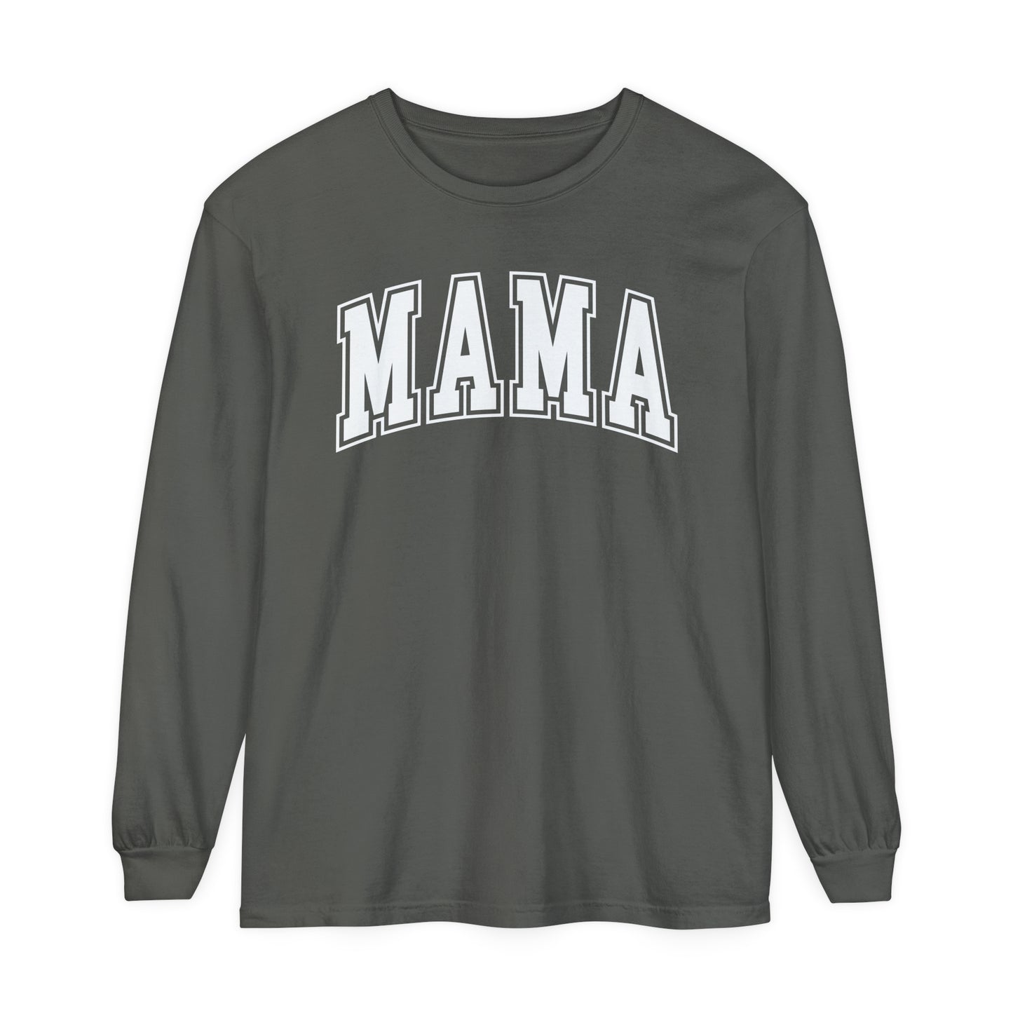 Mama Comfort Colors Long Sleeve T-Shirt, Simple Mom Shirt, Gifts For Mothers