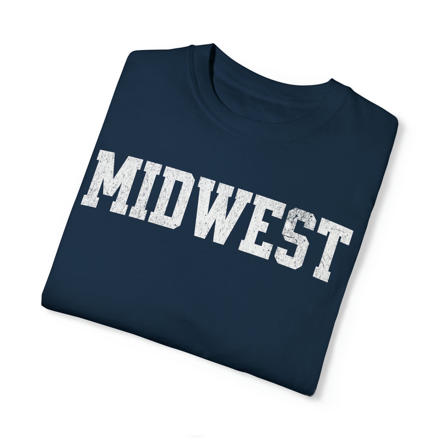 Midwest Varsity Style Tshirt, Simple Midwest Comfort Colors Tee