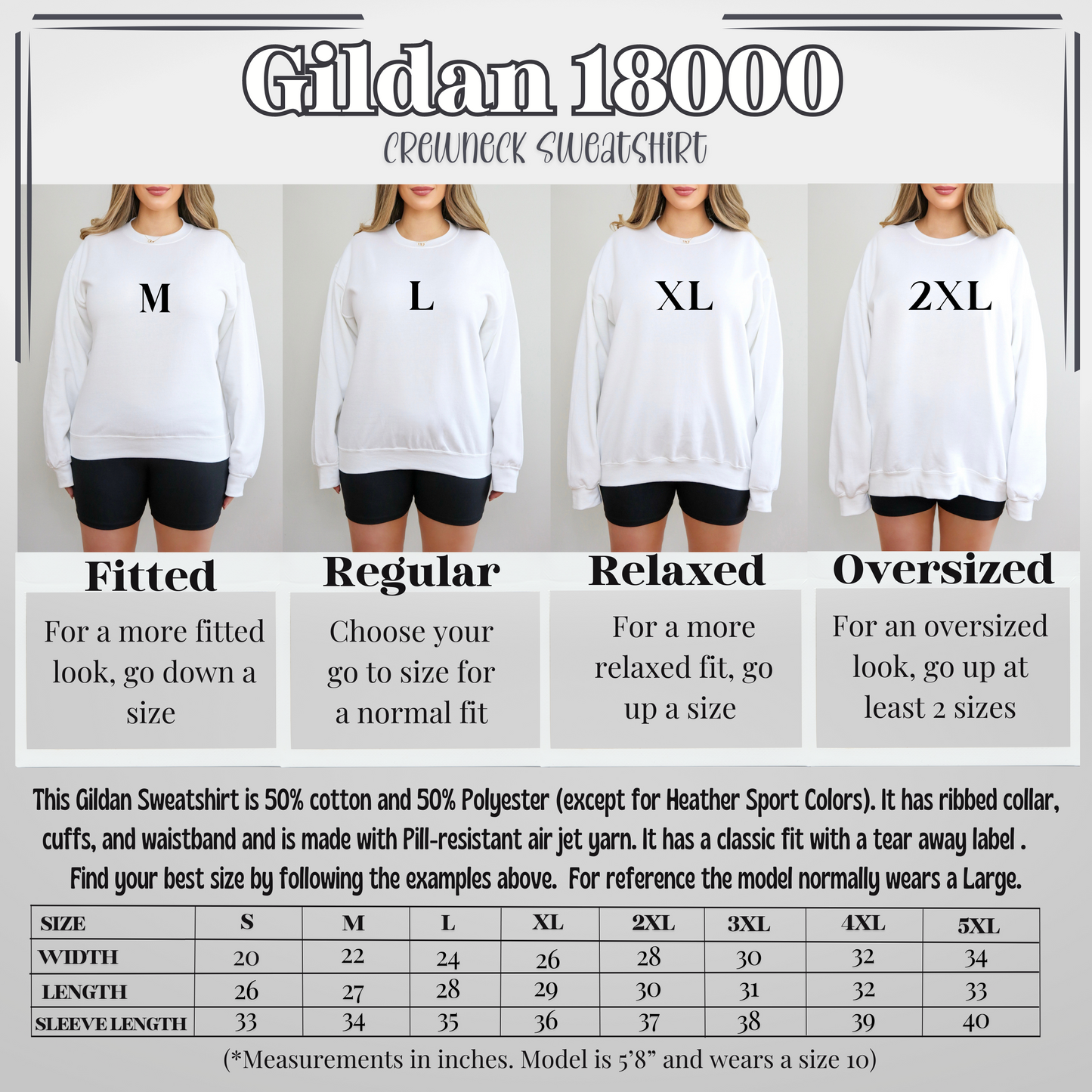 Gildan 18000 Crewneck Sweatshirt
