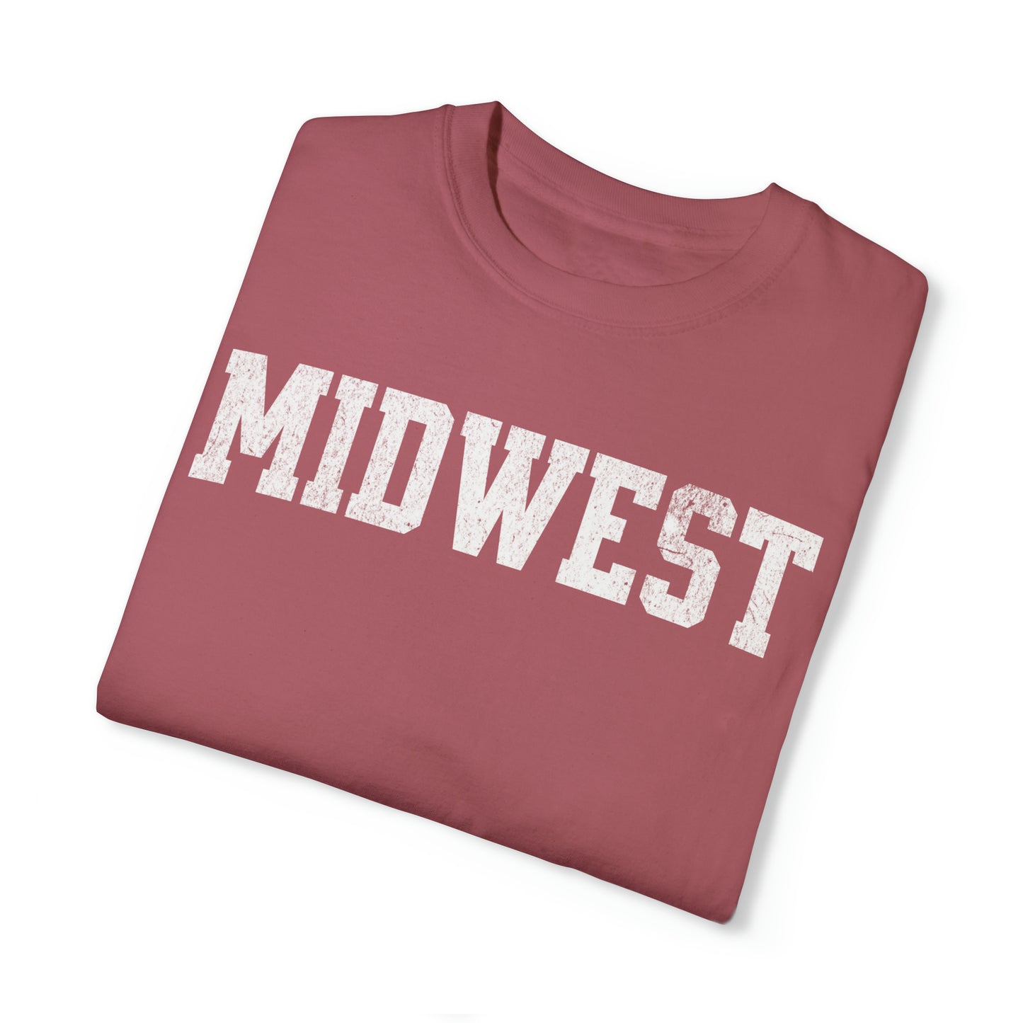 Midwest Varsity Style Tshirt, Simple Midwest Comfort Colors Tee