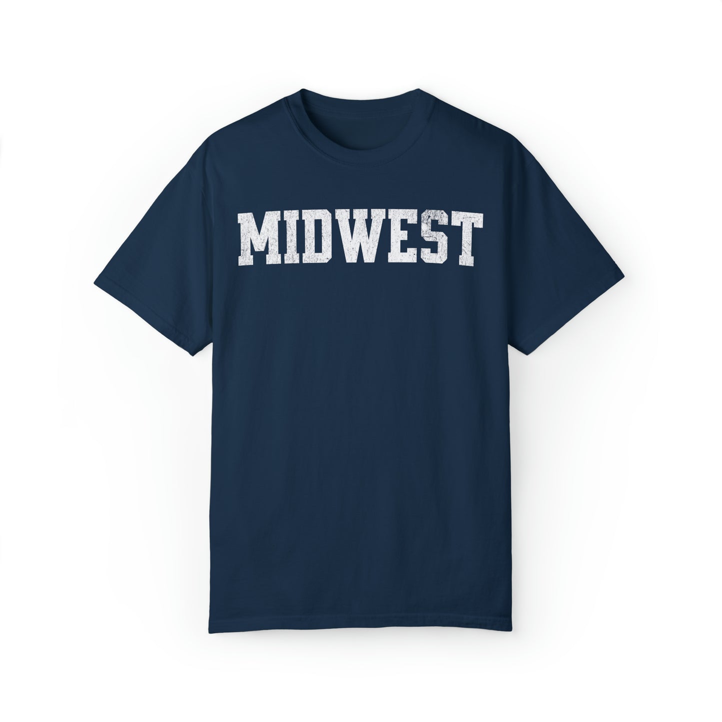 Midwest Varsity Style Tshirt, Simple Midwest Comfort Colors Tee