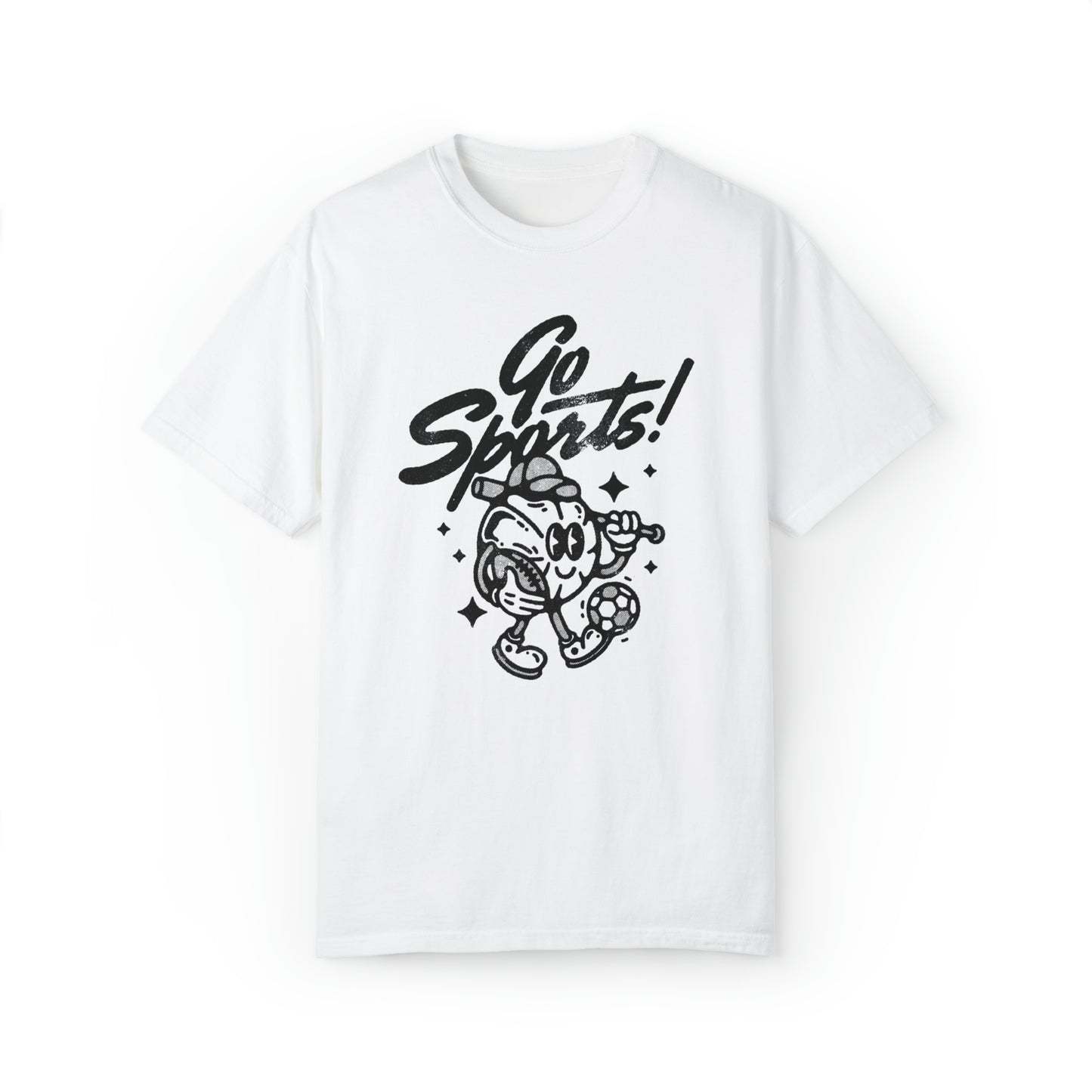 Go Sports Vintage Style Tee, Retro Sports Fan Shirt