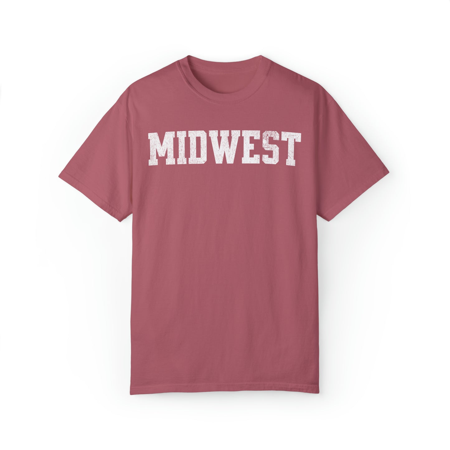Midwest Varsity Style Tshirt, Simple Midwest Comfort Colors Tee