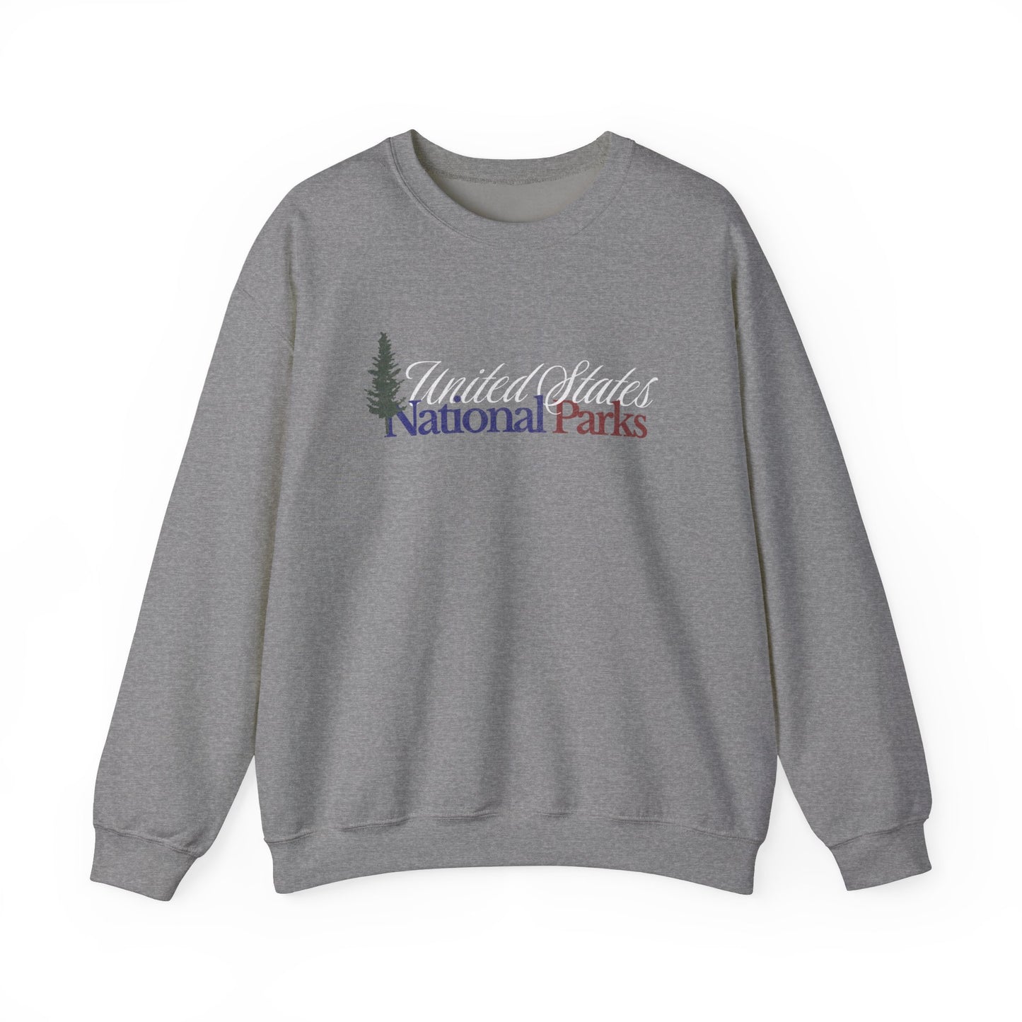 Grand Teton National Park Crewneck Sweatshirt – Streetwear Style Natl Park Pullover, Front & Back Graphic