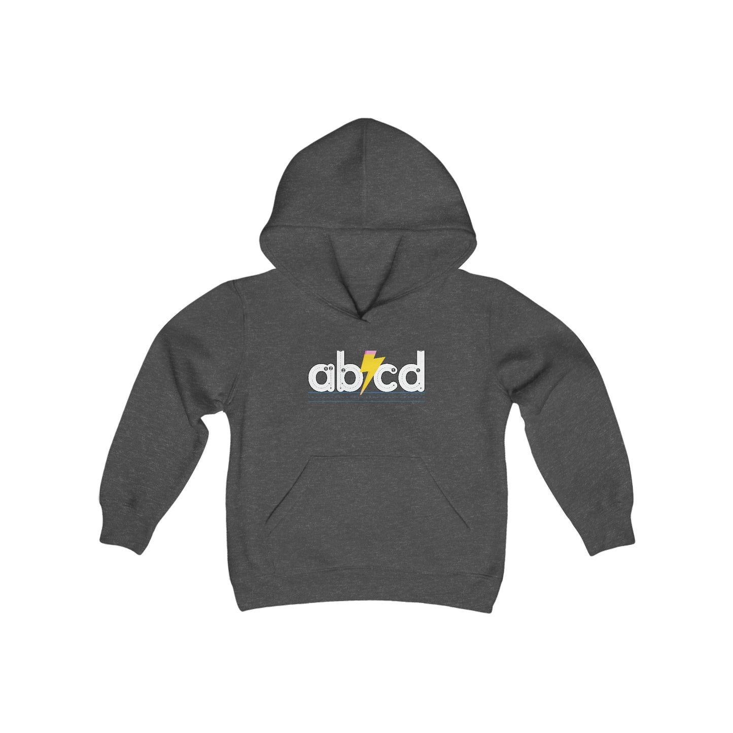 Kids Back To School Hoodie ABCD Band Inspired Hooded Sweatshirt for Your Little Rockstar Student