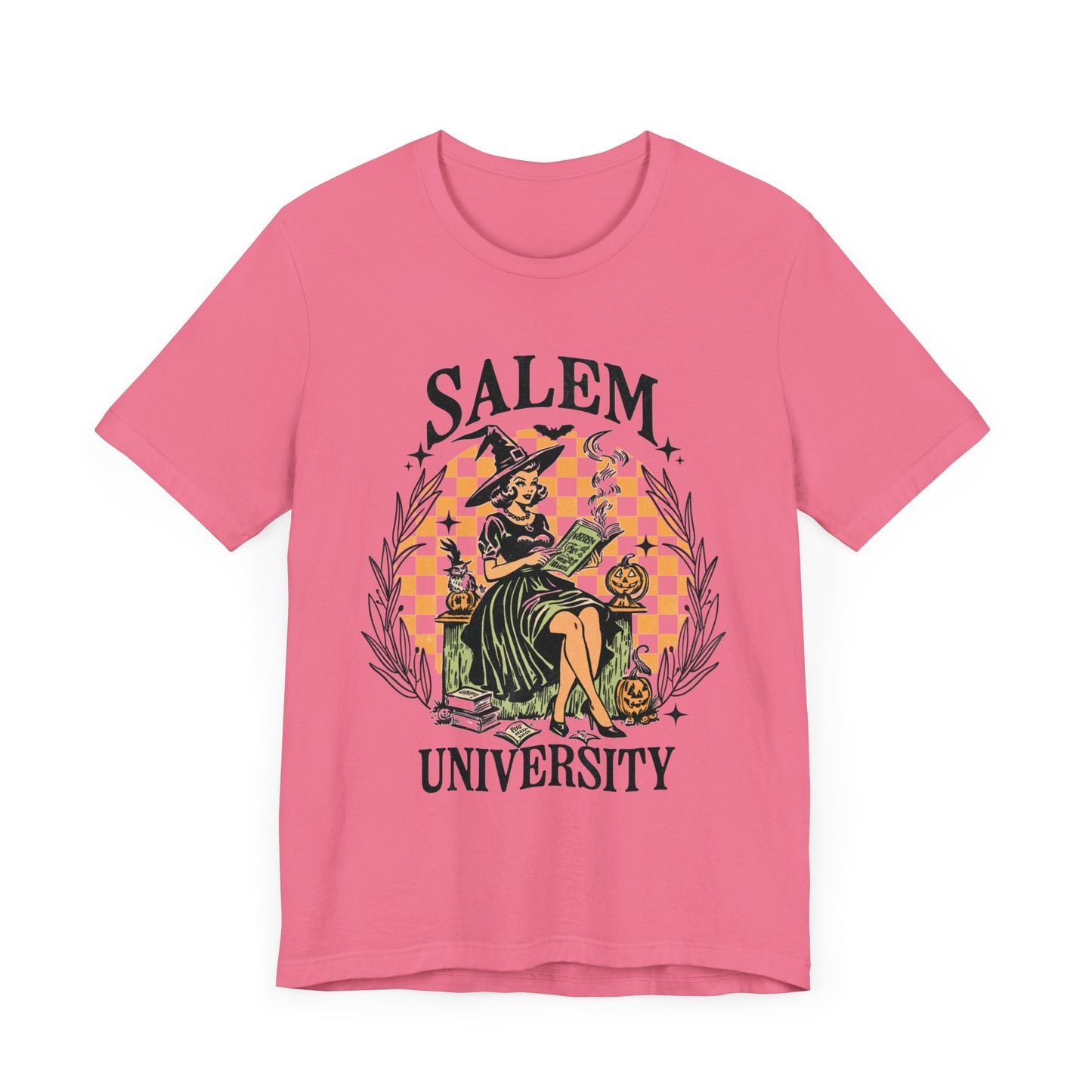 Salem University Retro Witch Halloween Tshirt