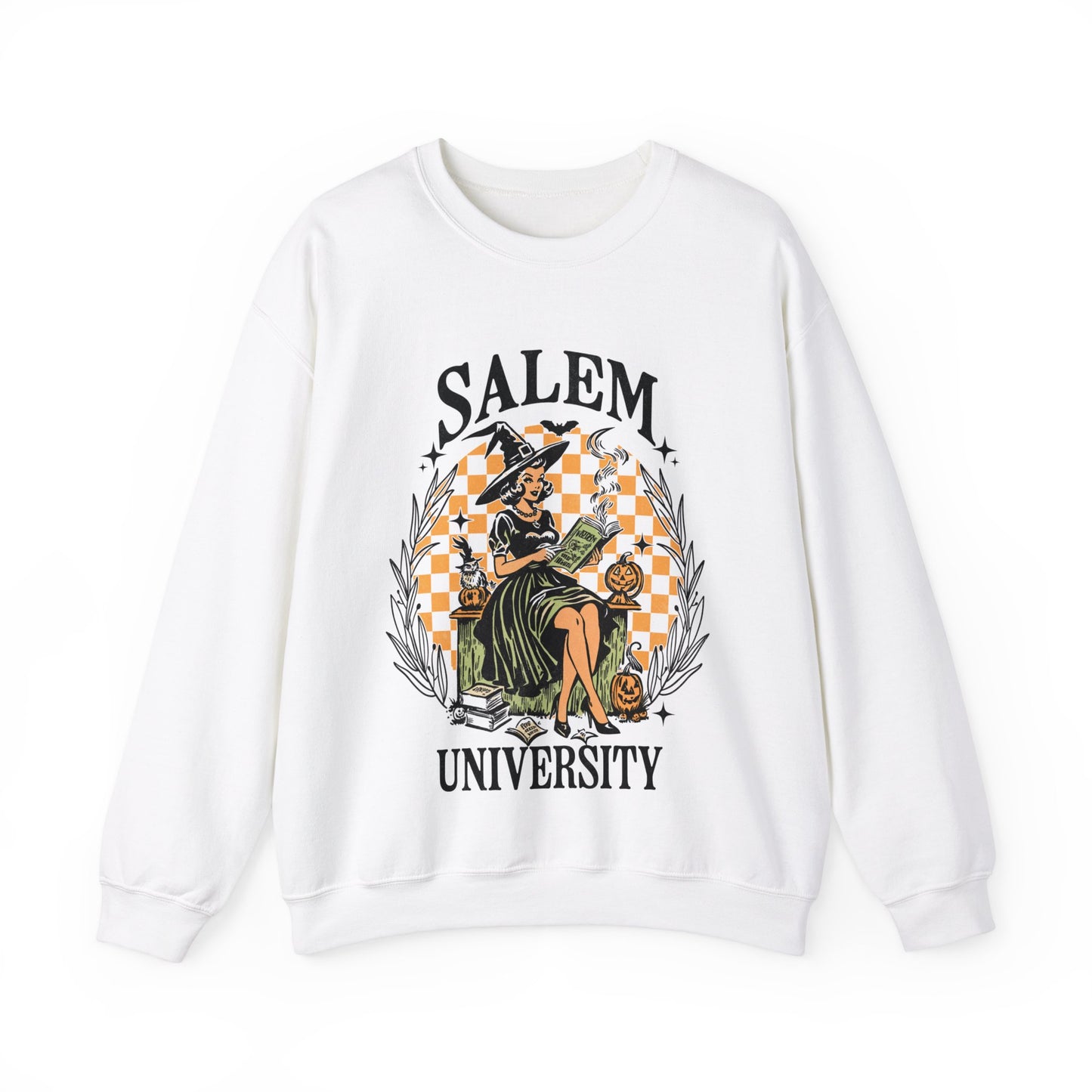 Salem University, Witchy Halloween Crewneck Sweatshirt