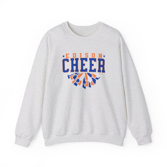 Edison Cheer Pom Pom Crewneck