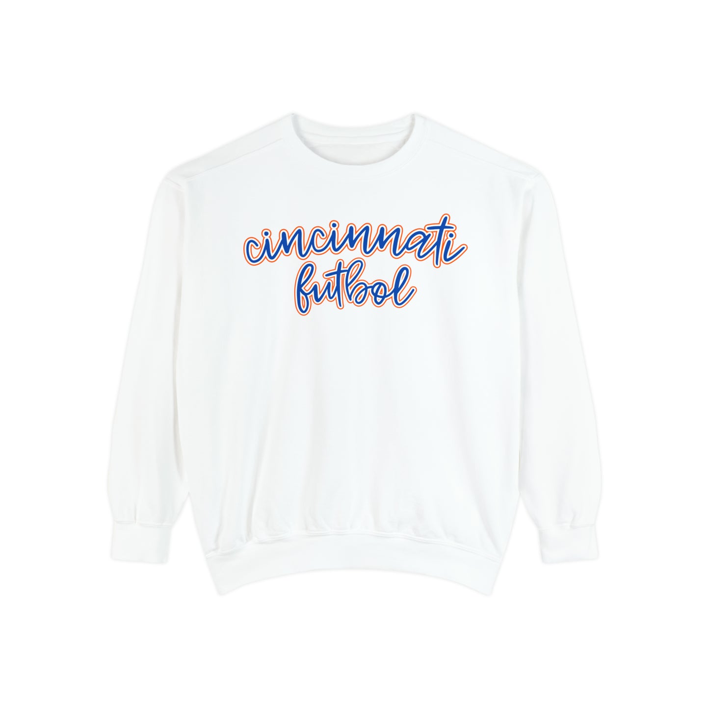 Cincinnati Futbol Crewneck, Soccer Game Day Sweatshirt, Vintage Feel FC Cincy Pullover