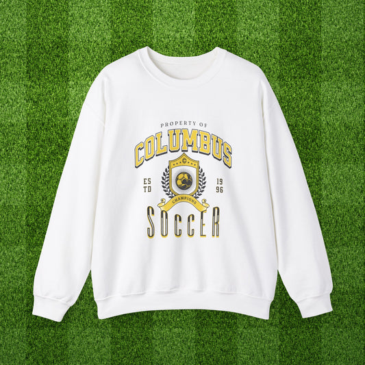 Columbus Soccer Fan Sweatshirt, CBUS Soccer Game Day Crewneck Pullover