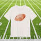 We are the Chargers Watercolor Football Tee | Simple Minimalist Gameday Tshirt