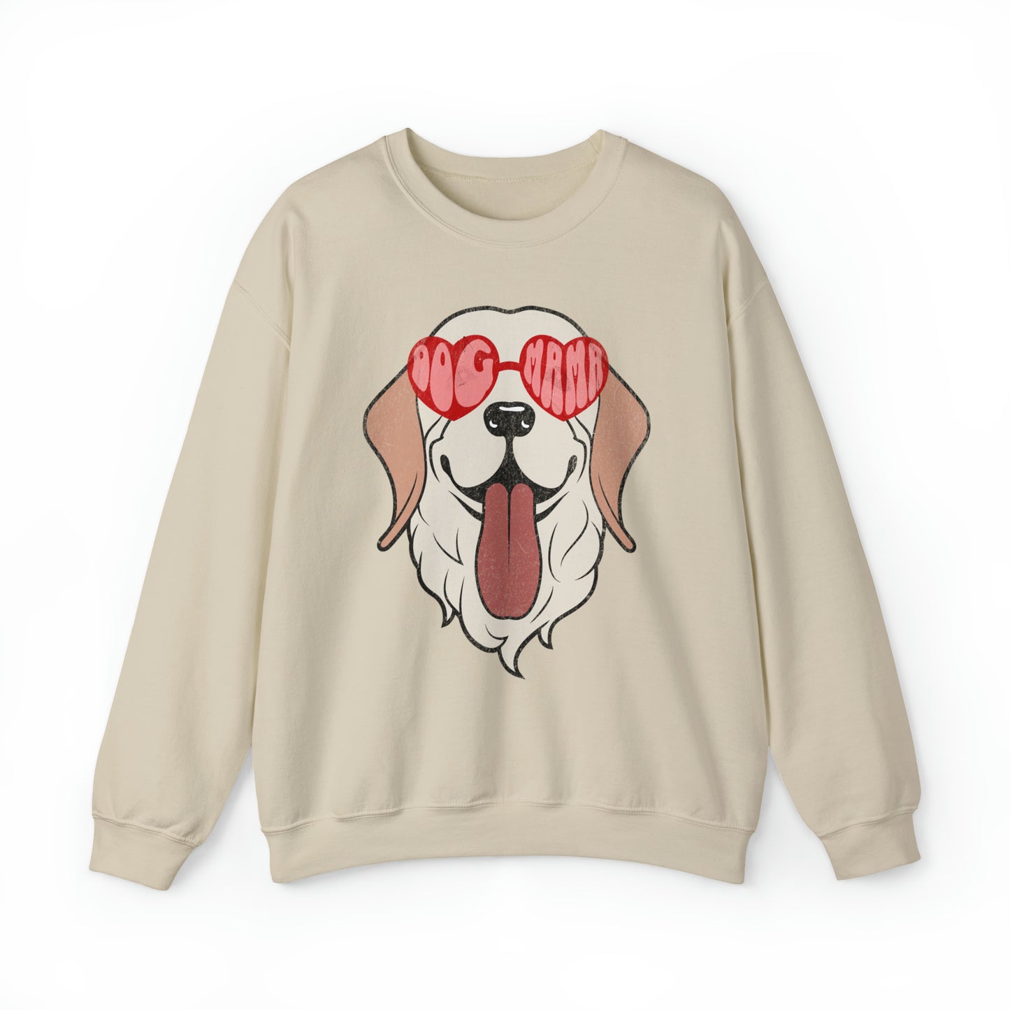 Dog Mama Sweatshirt | Golden Retriever Mom, Dog Lover Crewneck