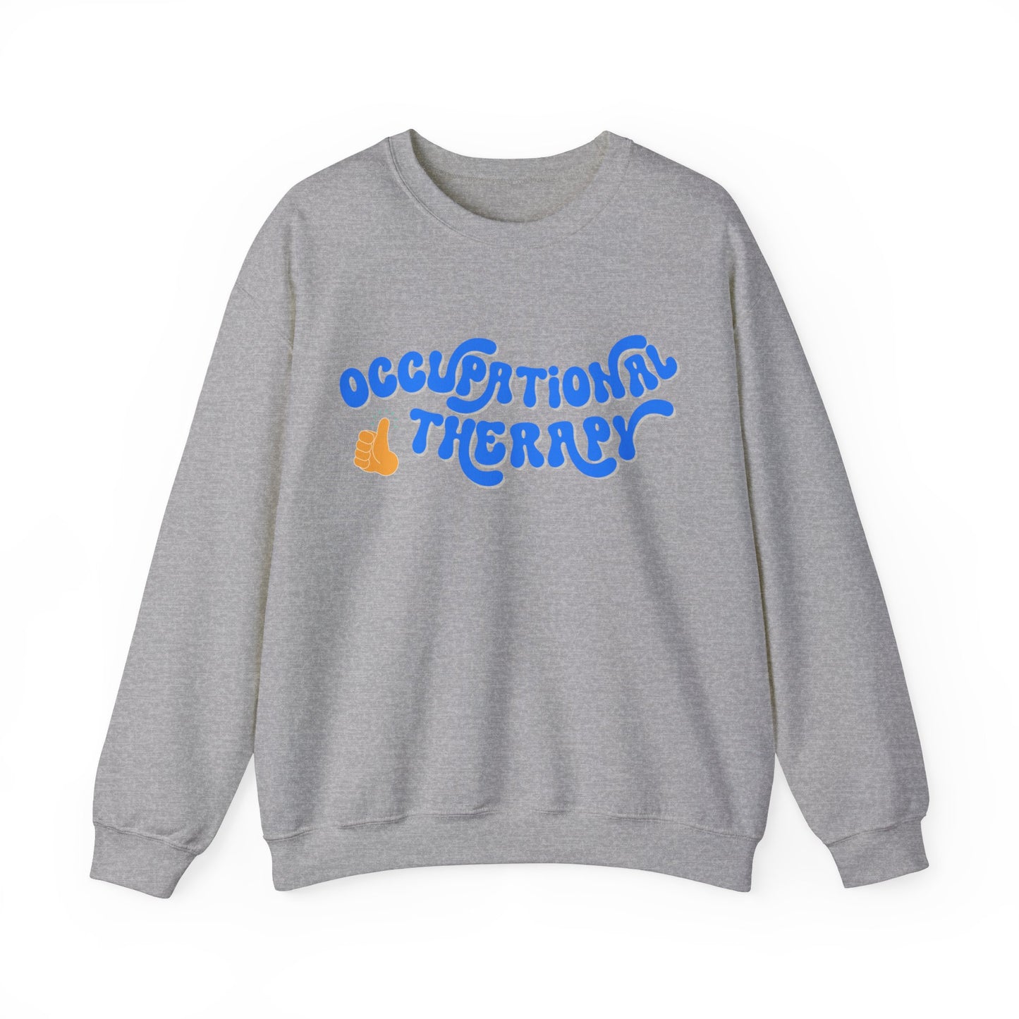 Occupational Therapist Sweatshirt, Retro Groovy Vibe OT Crewneck, Occupational Therapy OT Gifts