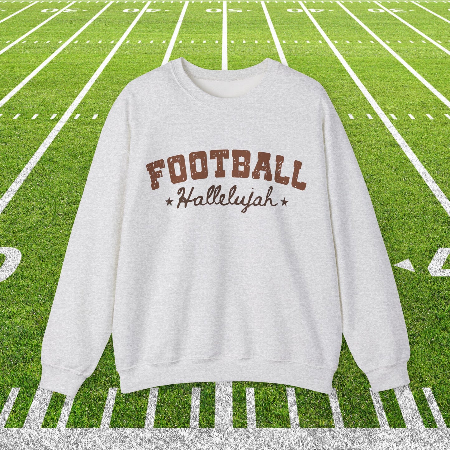 Football Hallelujah Sweatshirt | Vintage Game Day Crewneck | Retro Football Sweatshirt