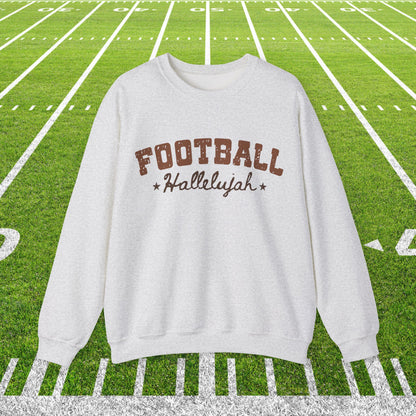 Football Hallelujah Sweatshirt | Vintage Game Day Crewneck | Retro Football Sweatshirt
