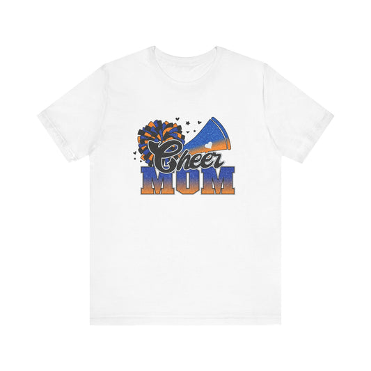 Cheer Mom Tee | Orange & Blue Cheer Mom Tshirt