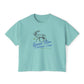 Grand Teton National Park Cropped Comfort Colors Tee, Wyoming Outdoorsy Style Women's Boxy Tee