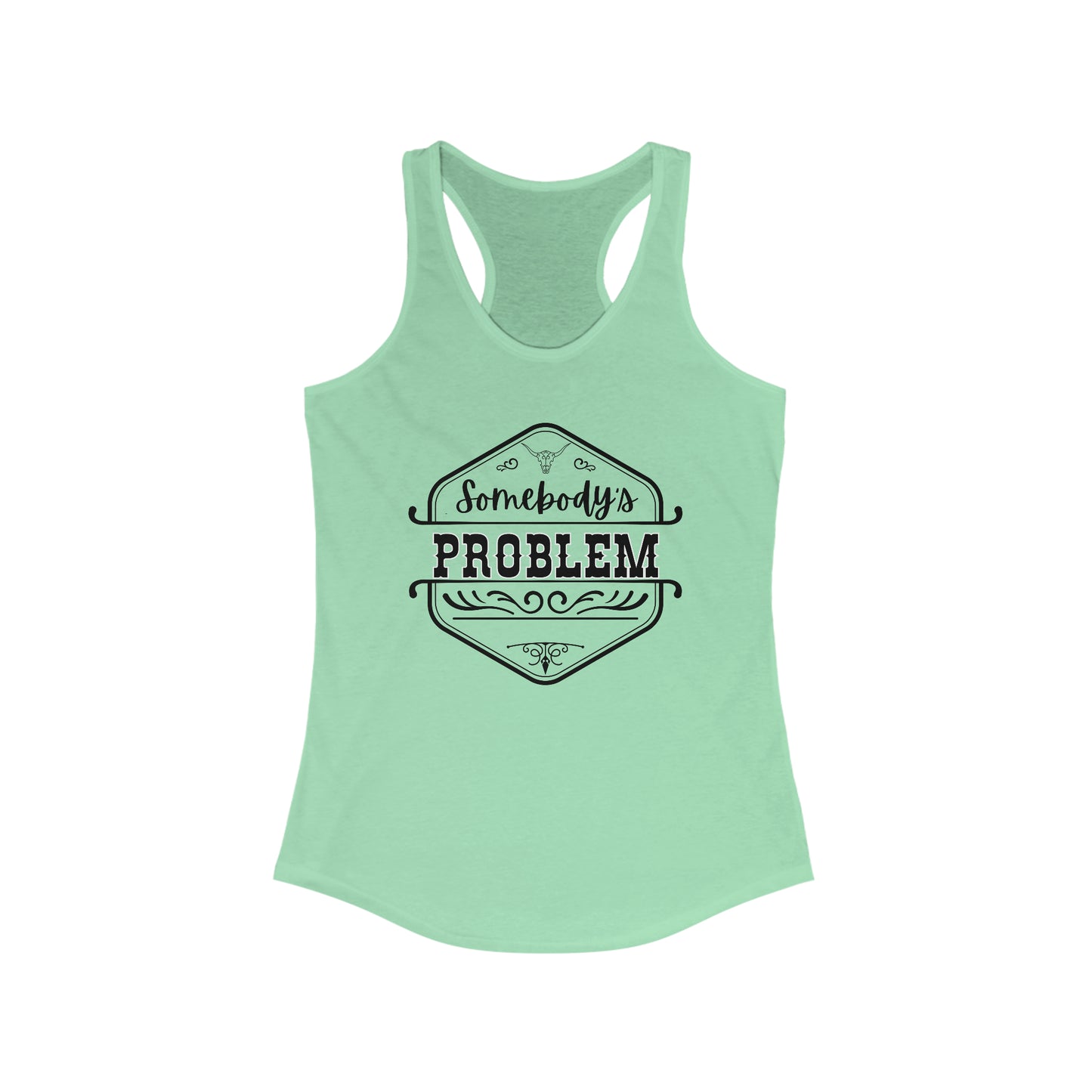 Somebody's Problem Racerback Tank | Wallen Concert Shirt, Couples Matching Top