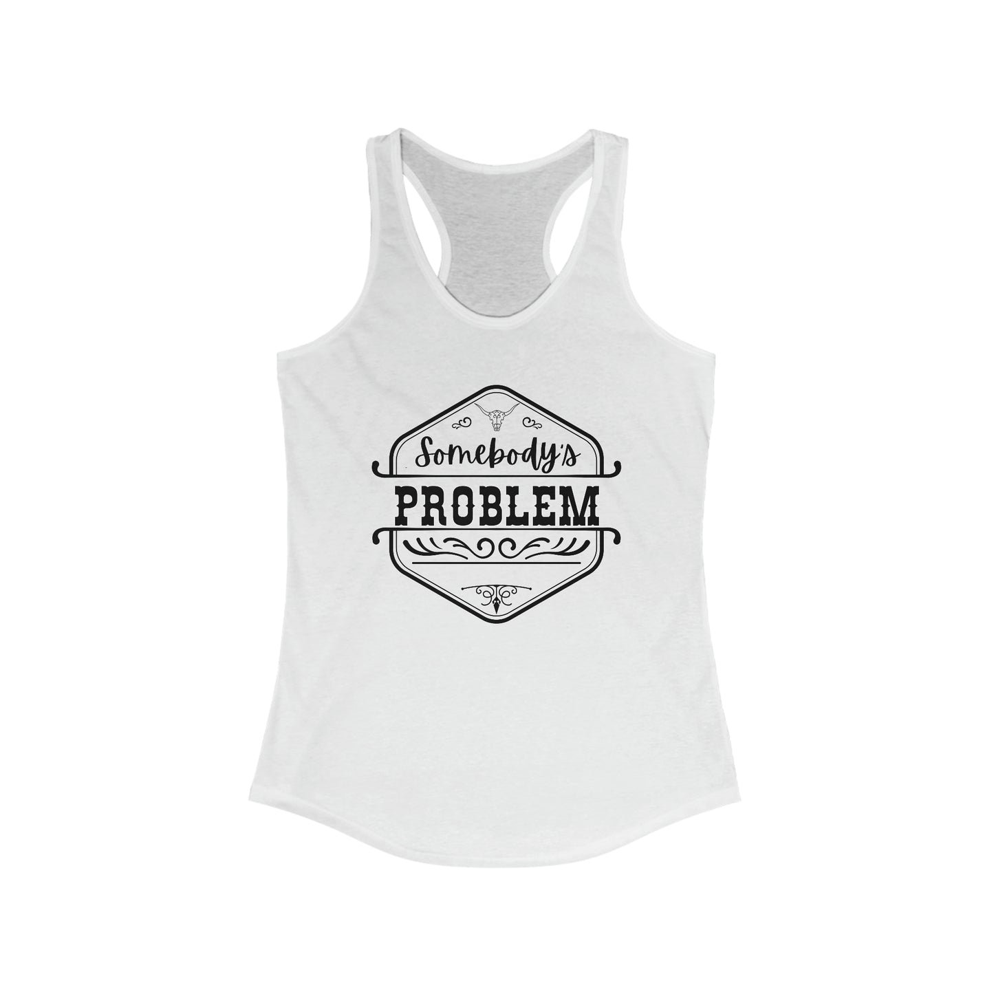 Somebody's Problem Racerback Tank | Wallen Concert Shirt, Couples Matching Top