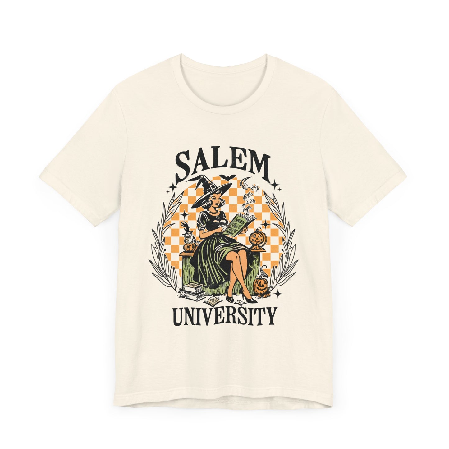 Salem University Retro Witch Halloween Tshirt