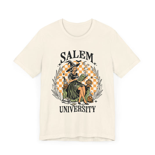 Salem University Retro Witch Halloween Tshirt