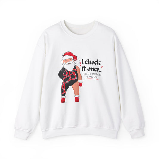 Christmas Crewneck Sweatshirt - Reputation Santa Print