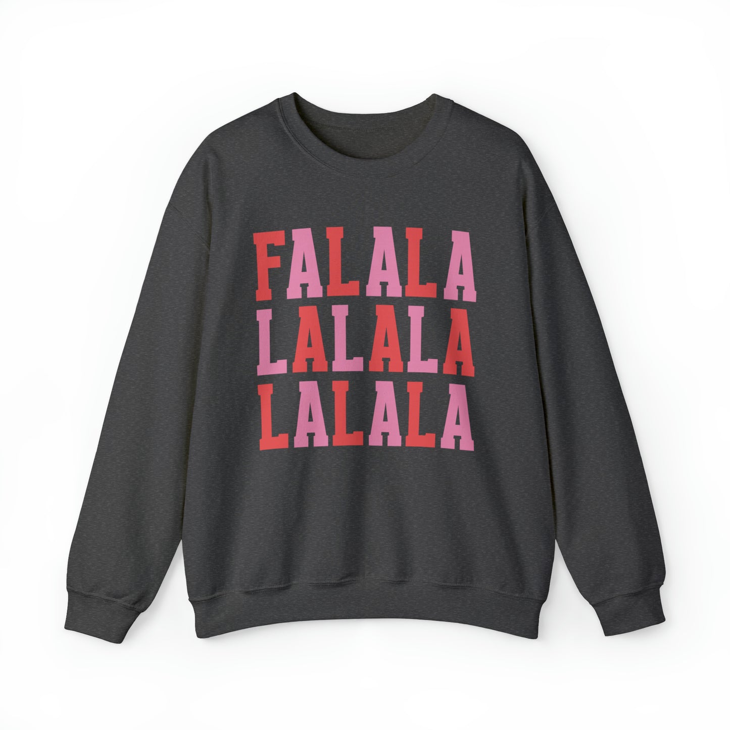 Falalalala Simple Minimalist Christmas Crewneck Sweatshirt