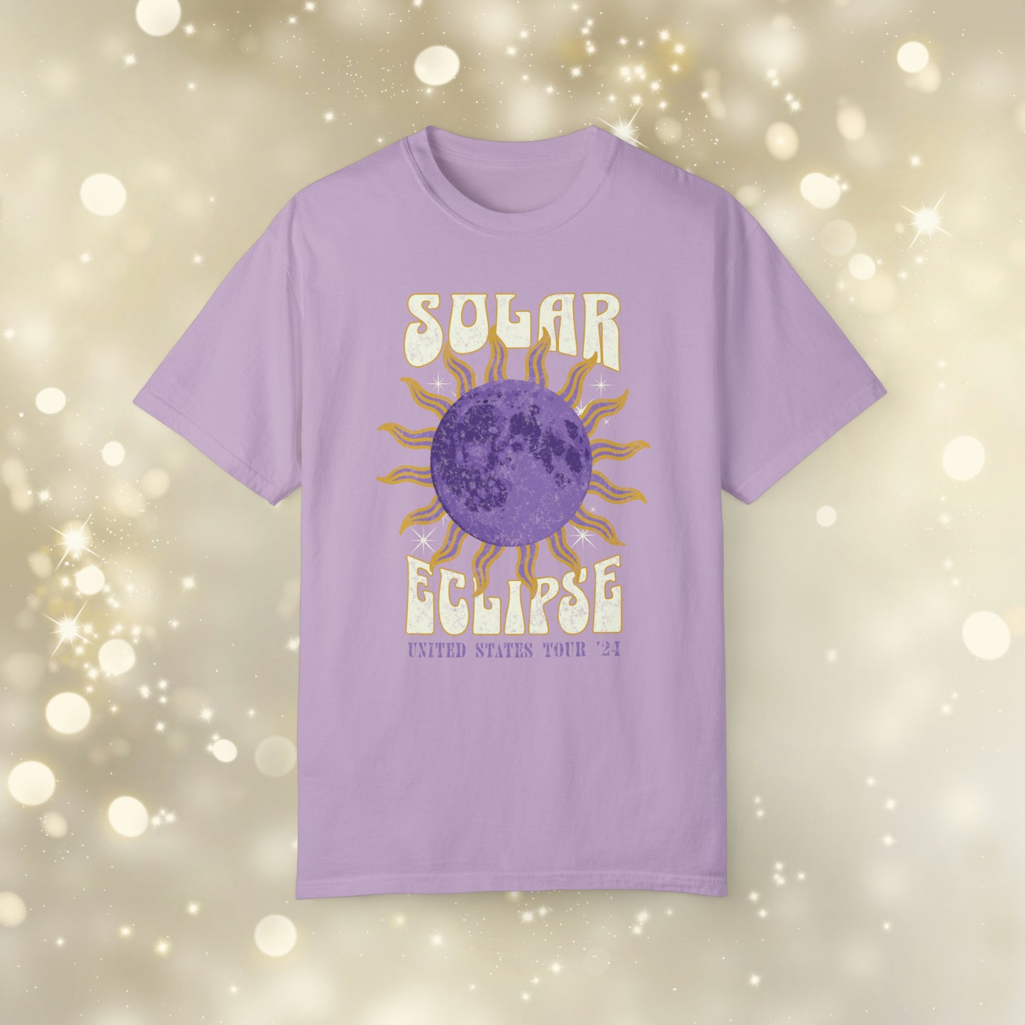 Solar Eclipse Comfort Colors Band Tee, 2024 Solar Eclipse World Tour Tee