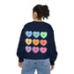 Self Love Club Comfort Crew Crewneck Sweatshirt, Self Love Club Candy Hearts Positivity Crewneck