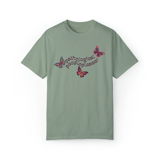 Pathological People Pleaser Comfort Colors Tee, Retro Vibes + Vintage Feel Tshirt