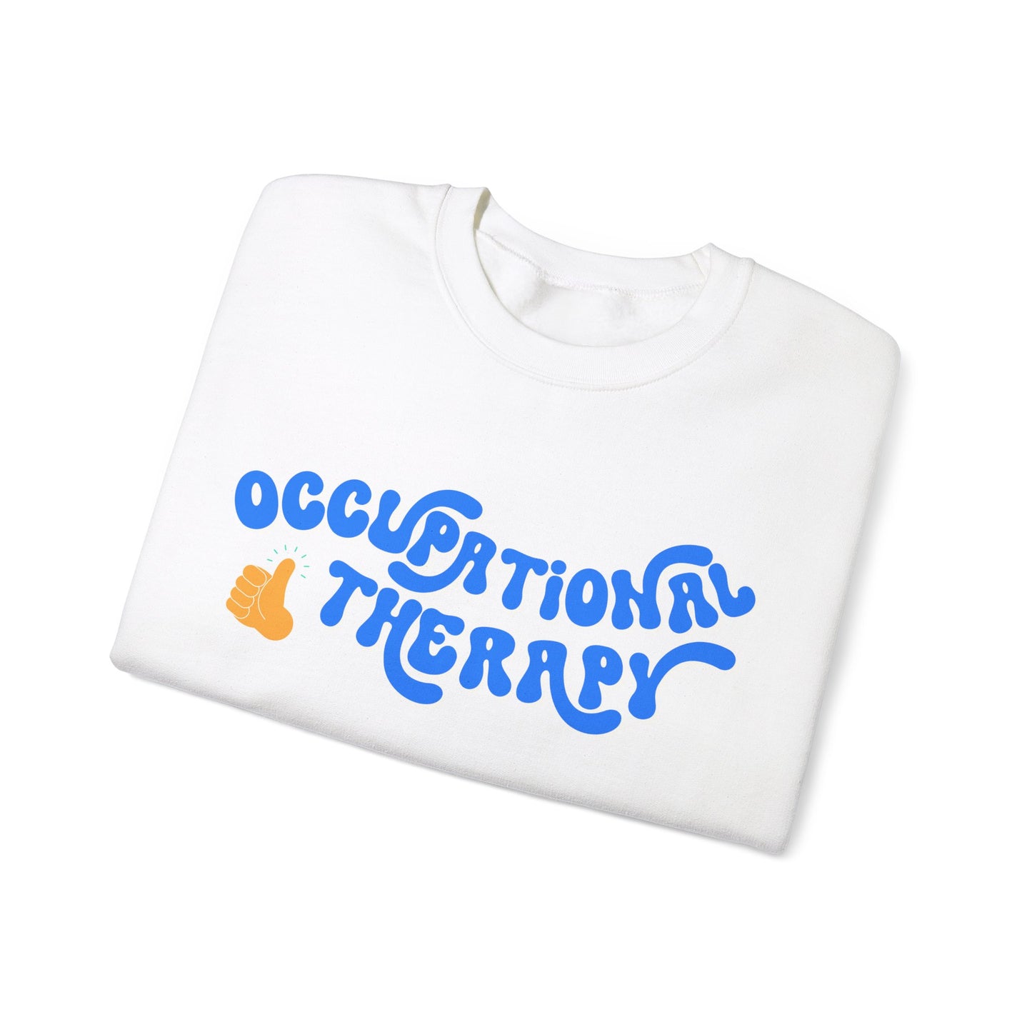 Occupational Therapist Sweatshirt, Retro Groovy Vibe OT Crewneck, Occupational Therapy OT Gifts