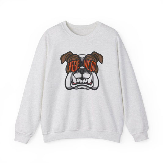DAWG Team Sweatshirt, Bulldog Game Day Crewneck, Here we go !