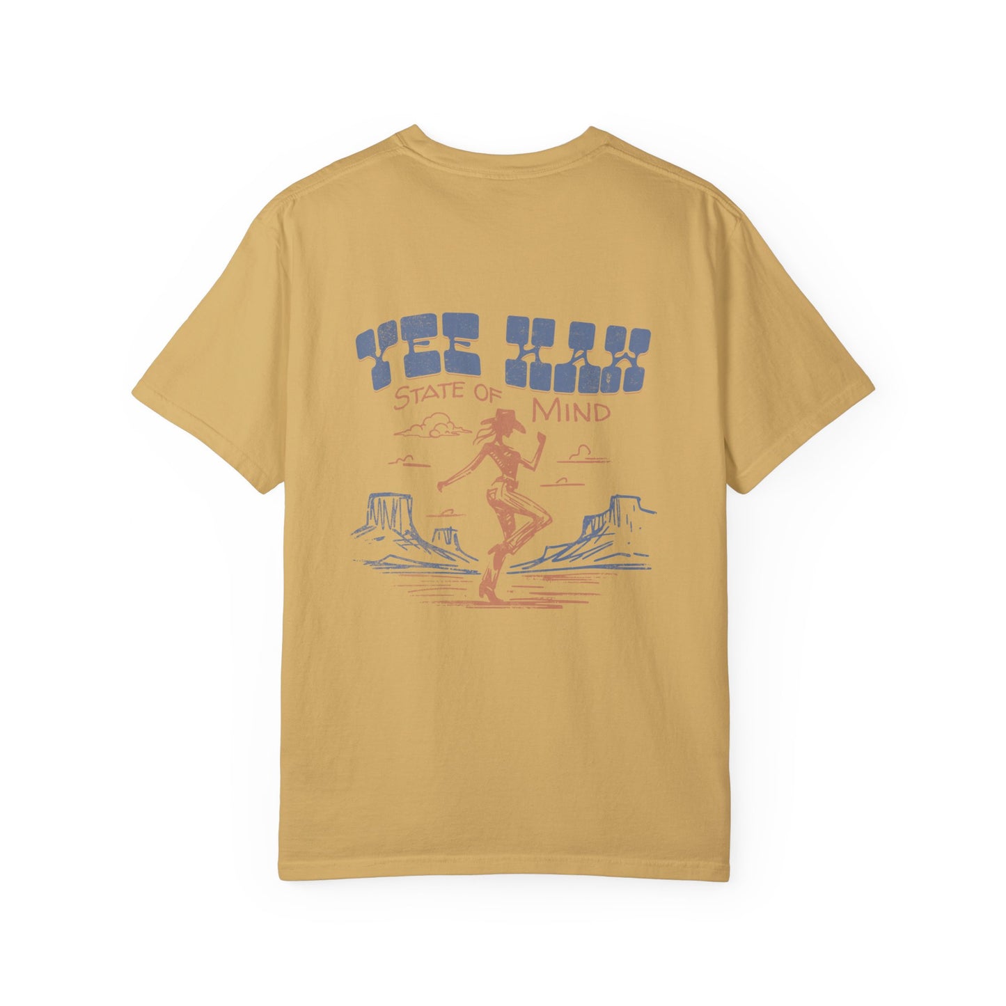 Yee Haw State of Mind, Western Comfort Colors Tee, Trendy Cowgirl Aesthetic Tshirt