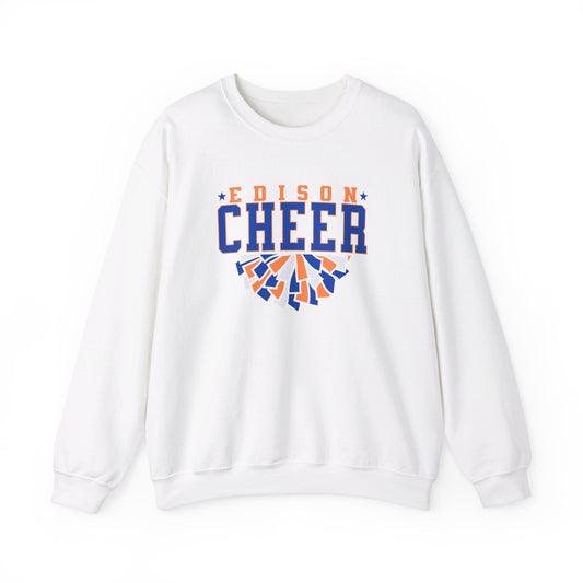 Edison Cheer Pom Pom Crewneck