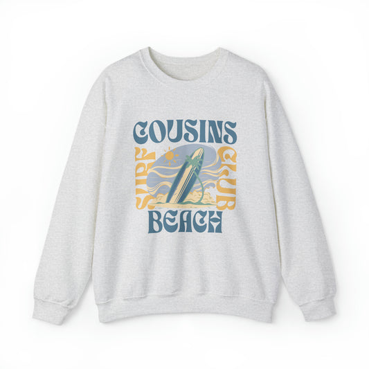 Cousins Beach Crewneck, Cousins Beach Surf Club Sweatshirt