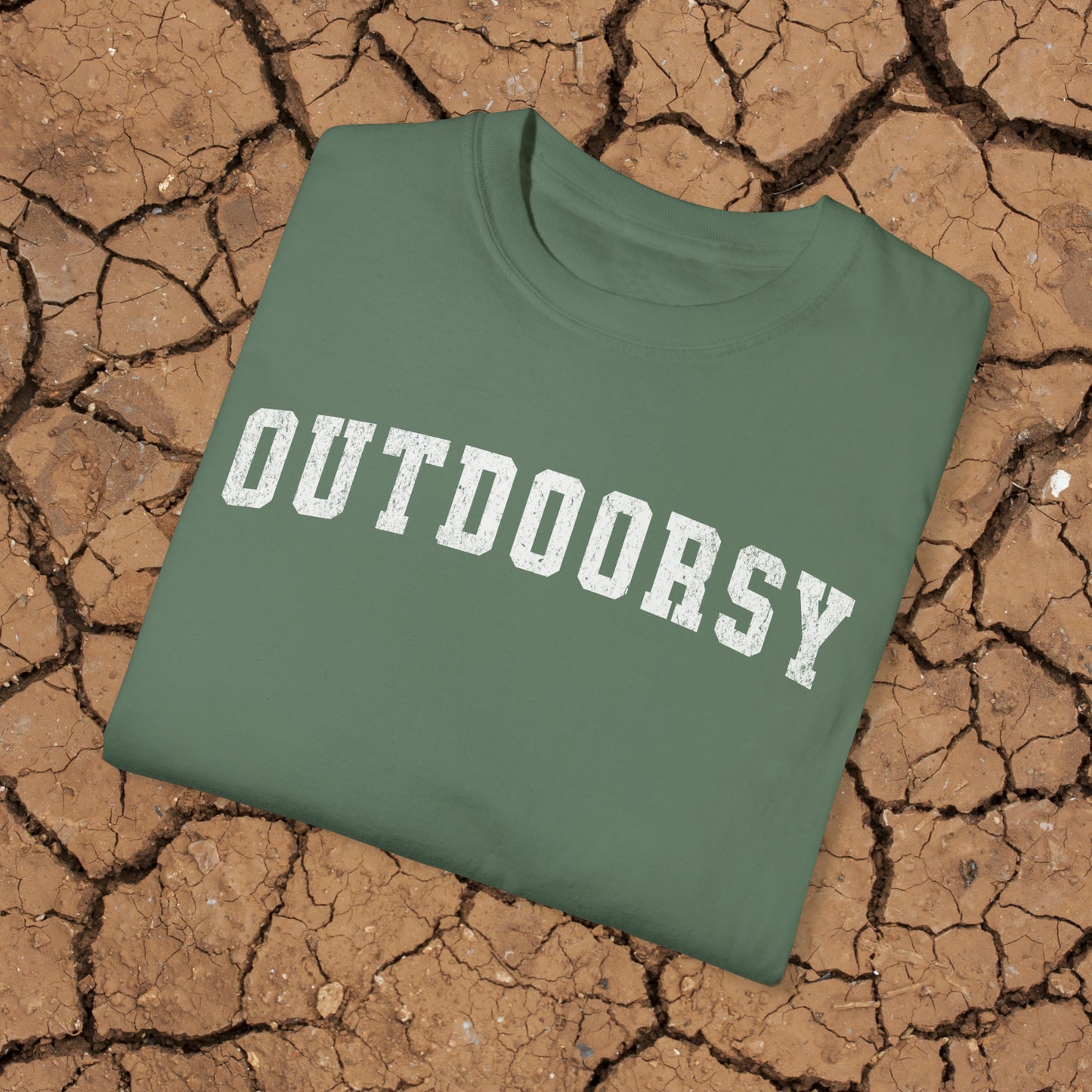 Outdoorsy Comfort Colors Tee, Simple Tshirt for Hiking, Camping, Adventure Lovers