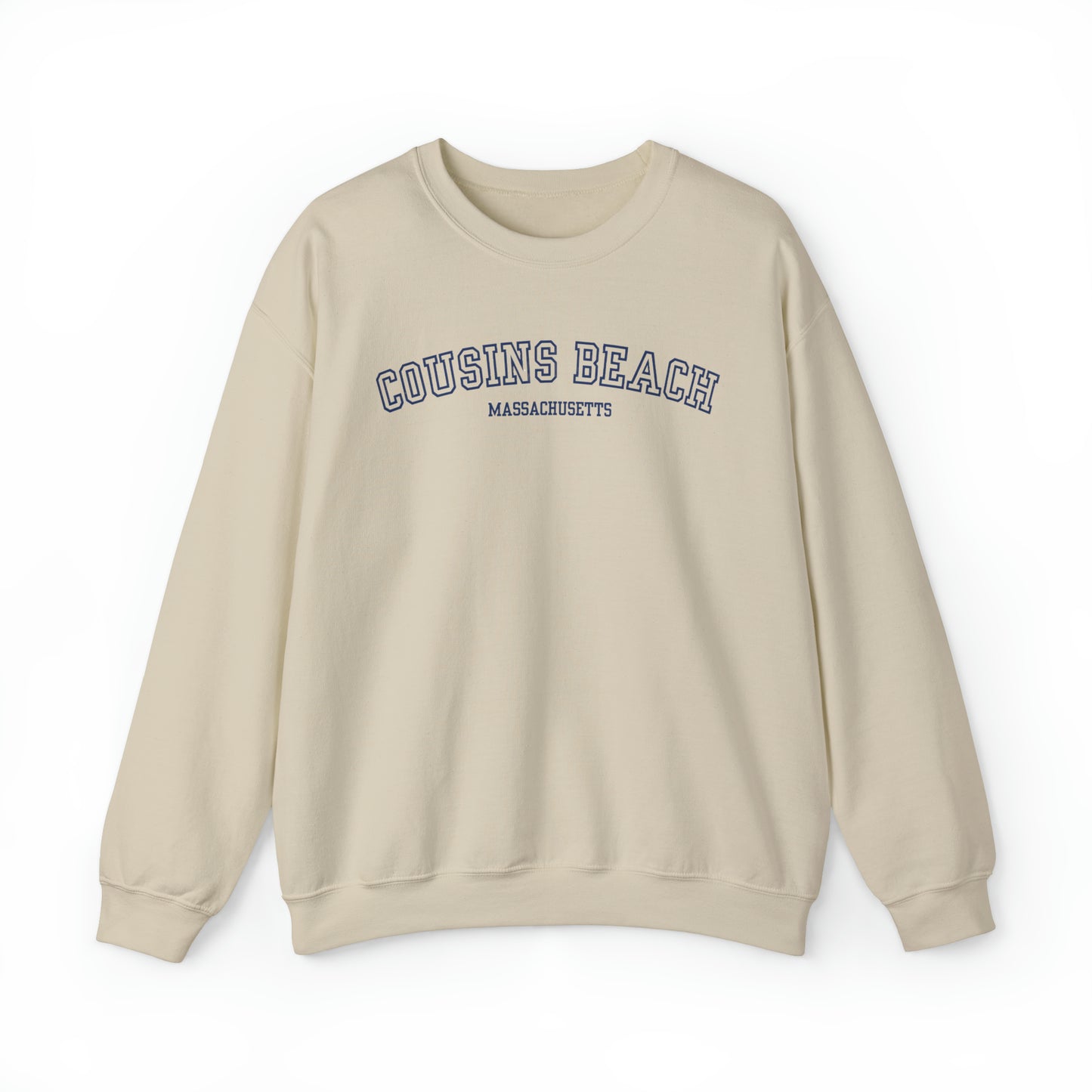 Cousins Beach Crewneck, Cousins Beach Massachusetts Sweatshirt