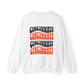 Cincinnati Bengals Crewneck, Double Sided Print Cincy Football Sweatshirt, Groovy Retro Vibes!