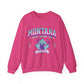 Vintage National Park Crewneck Sweatshirt, Glacier NP Montana, Granola Girl Aesthetic, Outdoorsy GIfts, Park Lover Shirt