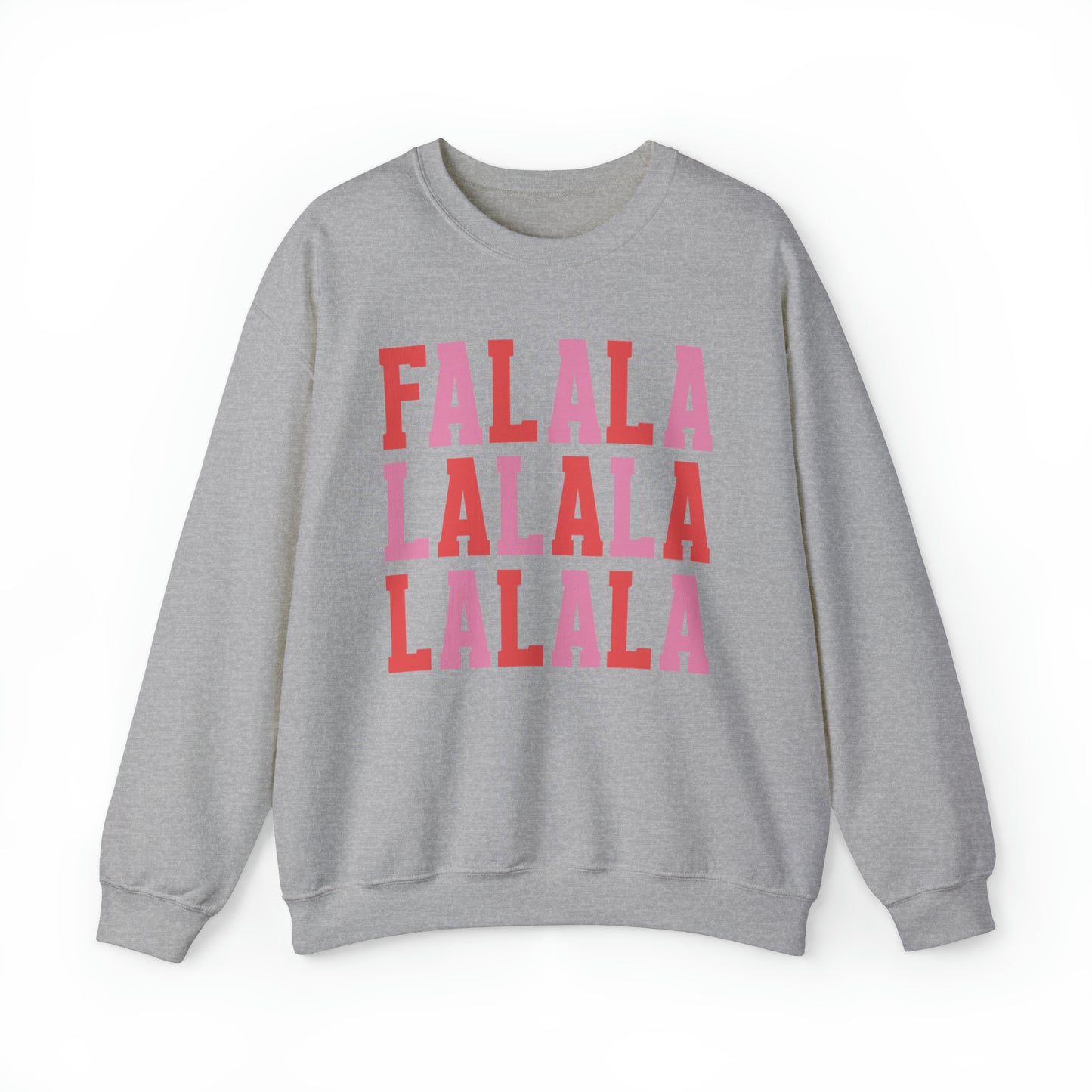 Falalalala Simple Minimalist Christmas Crewneck Sweatshirt