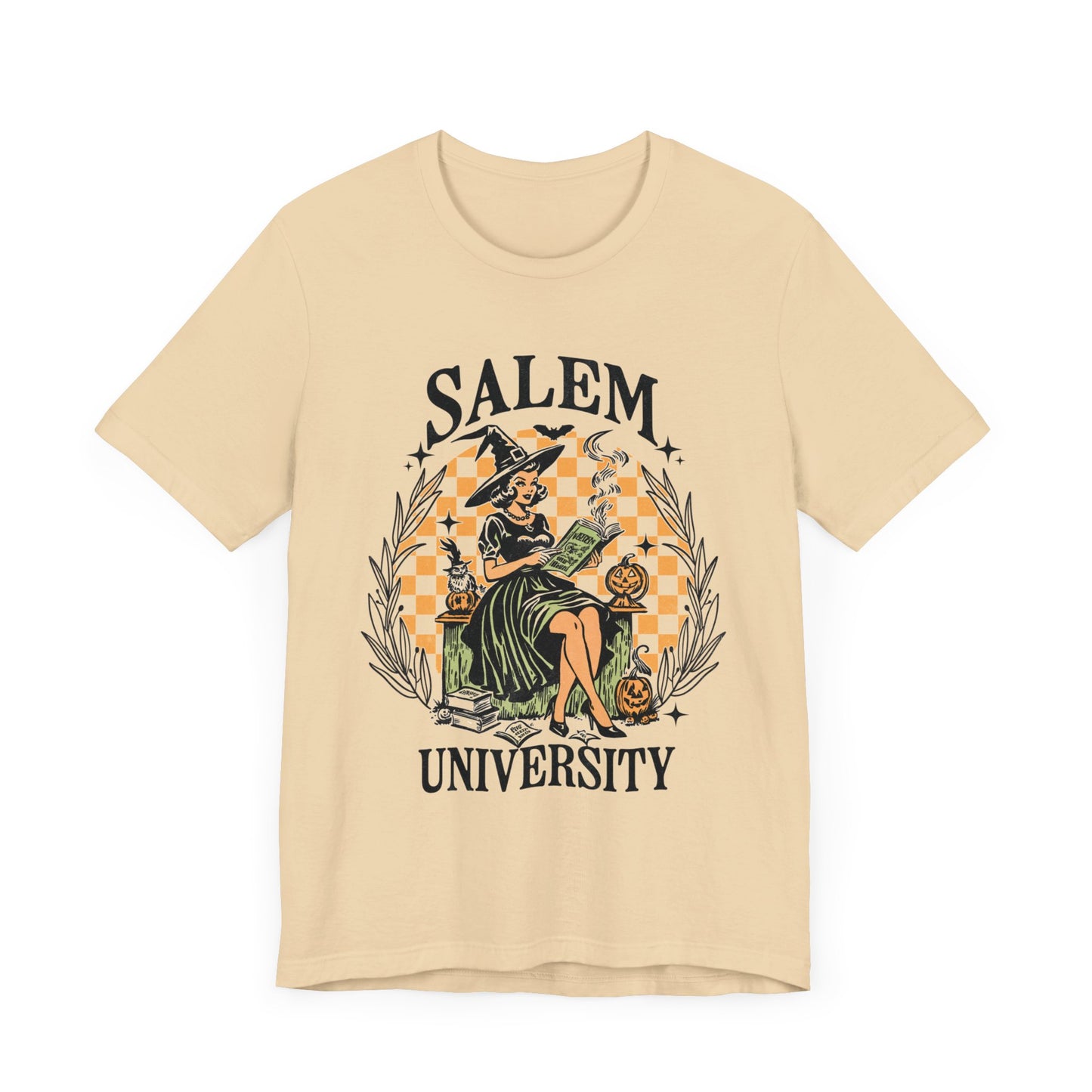 Salem University Retro Witch Halloween Tshirt