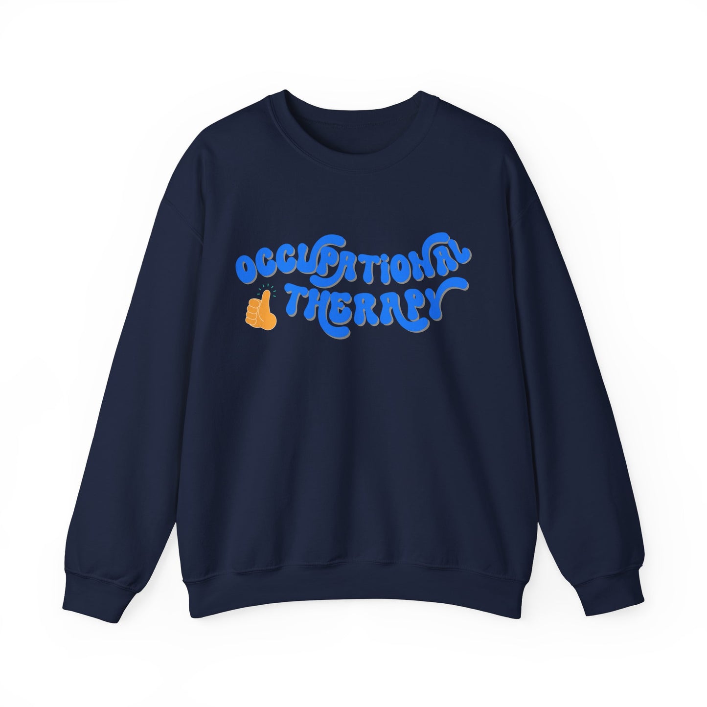 Occupational Therapist Sweatshirt, Retro Groovy Vibe OT Crewneck, Occupational Therapy OT Gifts