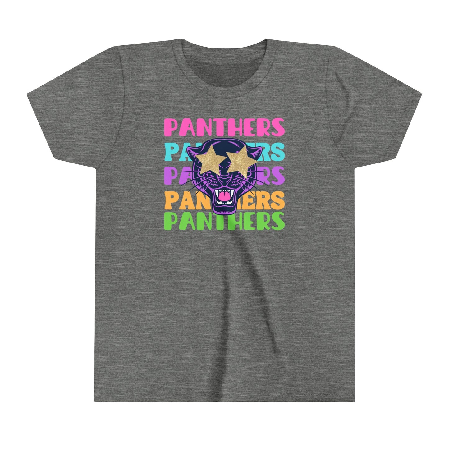 Panthers Preppy Star Gameday YOUTH tee