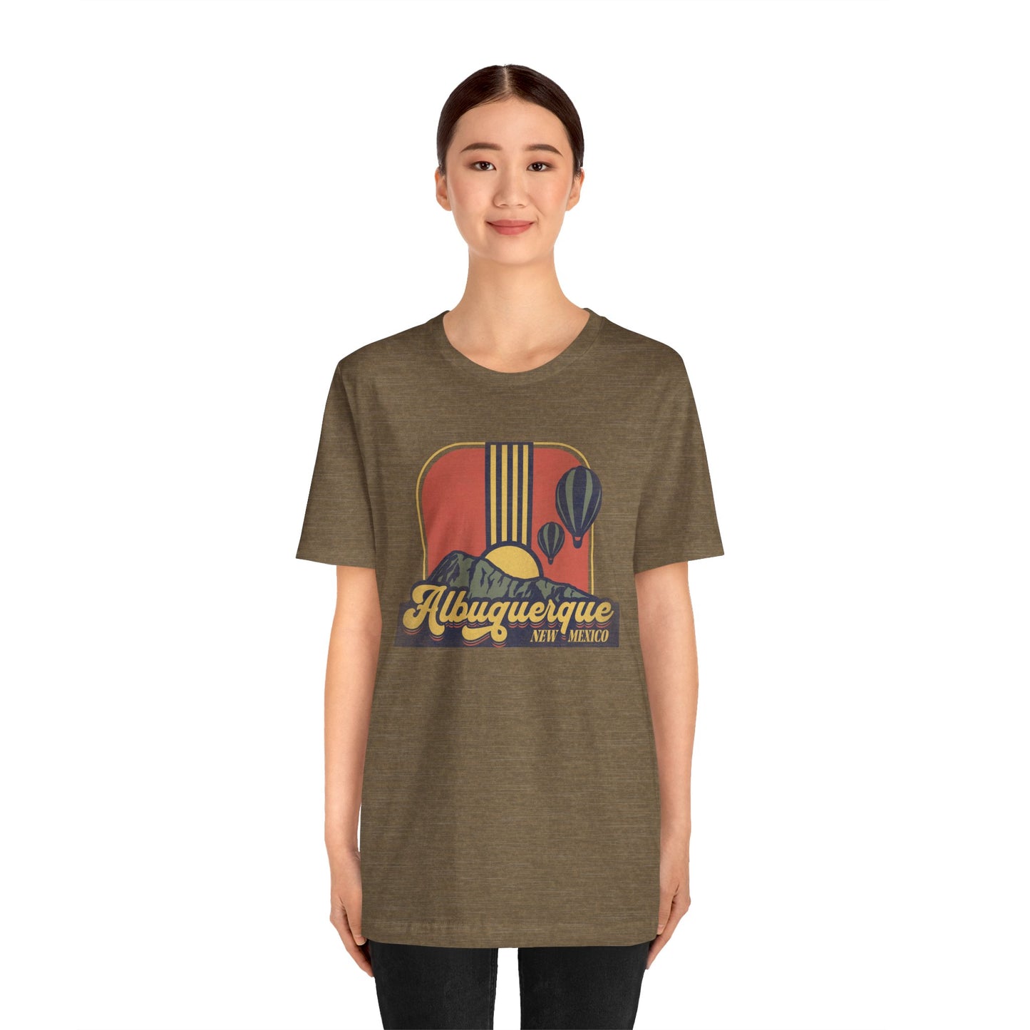 Albuquerque Balloon Festival Tshirt, New Mexico Tourist Tee, Granola Girl Aesthetic, Gift for Hot Air Balloon Lovers