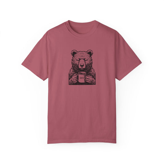 Mama Bear Comfort Colors Tshirt, Coffee Loving Mom Shirts, Gifts for Mother's Day, Vintage Feel Tees