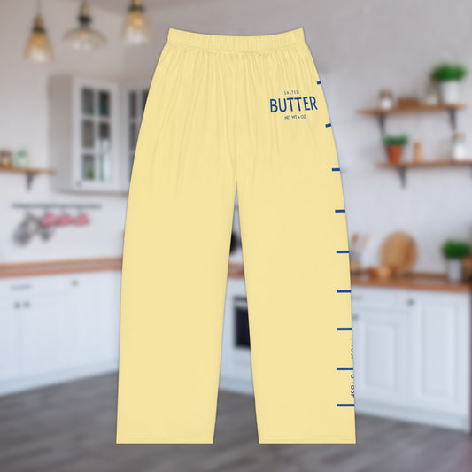 Butter Pants, Funny PJ Pants for Bakers, Foodies, Cookie Makers, Women's Pajama Pants