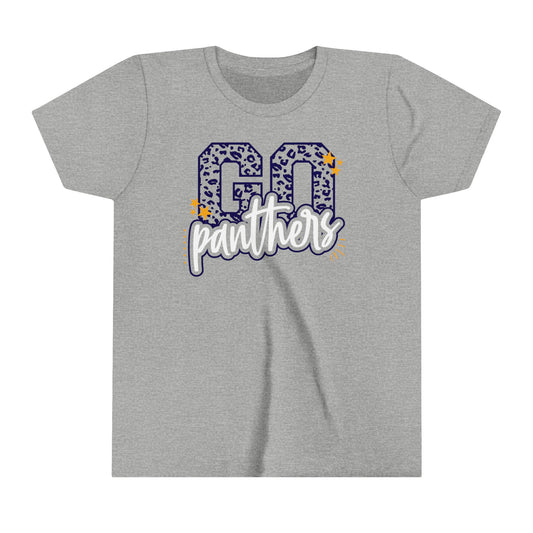 Go Panthers! Youth Panthers Sports Fan Tee